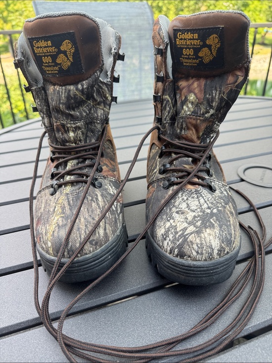 Golden Retriever Other - Men's Brown Camouflage Hunting Boots